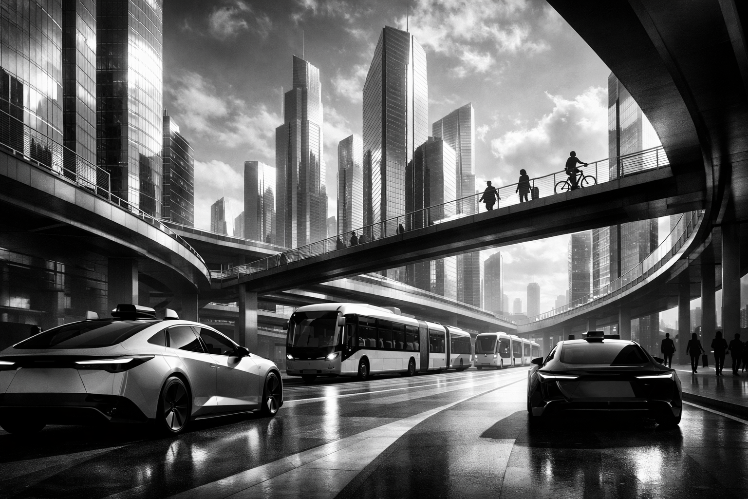 Autonomous Taxis vs Public Transport: The AfterEffects Cities Can't Ignore